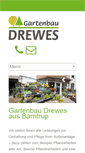 Mobile Screenshot of gartenbau-drewes.de
